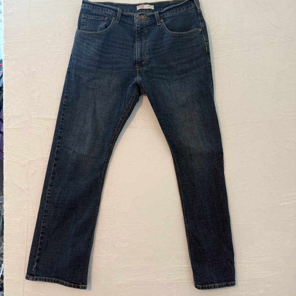 Signature Levi's Strass & Co‎ Bootcut Jeans Stretch Denim Blue Men's Size 36x30L